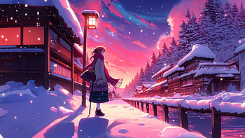 Anime winter, Anime, winter, winter anime HD wallpaper