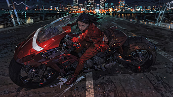 Akira, artist, artwork, art, digital-art, ai, biker, cyberpunk, deviantart HD wallpaper
