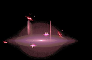 Fractal Space City, computer, galaxy HD wallpaper