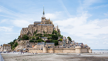 Mont Saint Michel, by Ryan Cunningham, Striking visuals, Captivating HD wallpaper