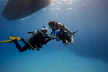 Scuba diver vs open water diver, Difference explained, Diving certifications compared, Underwater exploration HD wallpaper