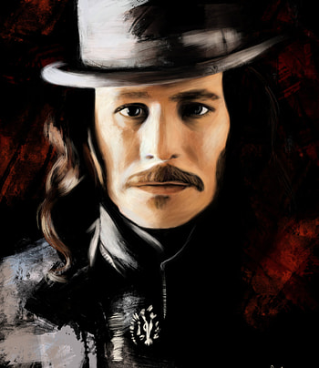 Dracula, Gary Oldman artwork, Detailed illustrations, Classic vampire HD phone wallpaper