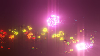 Geometry Rush of Yellow and Purple, square, shapes, purple, yellow, geometry HD wallpaper