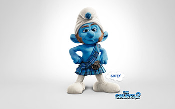 Cartoon, Background, Smurfs HD wallpaper