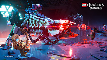 : Lego Horizon Adventures Epic Battle Scene, video game, Lego Horizon Adventures HD wallpaper
