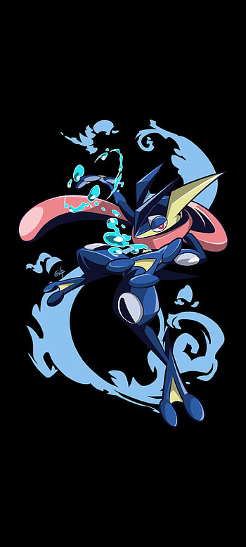 Pokèmon Greninja, aesthetic, water HD phone wallpaper