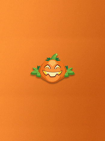 Halloween, pumpkin, art, minimal HD phone wallpaper