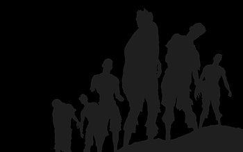 Zombies, zombie, black, fantasy HD wallpaper