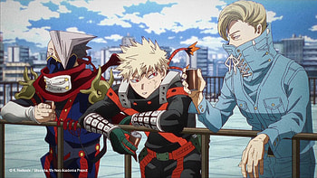 Bakugou, Hakamada & Kamihara — Rooftop Resolve (My Hero Academia ), Anime, My Hero Academia, Katsuki Bakugou, Tsunagu Hakamada HD wallpaper