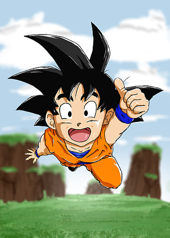 Goten Anime, Artstation, Goten Flying HD phone wallpaper