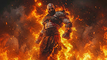 Kratos Dominates, kratos, god-of-war-ragnarok, god-of-war, games, ps5-games, ps4-games, artwork, digital-art, video-games HD wallpaper