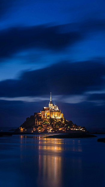 Mont St. Michel, Viagens paisagens, Fotografia da natureza, Viagem Paris HD phone wallpaper