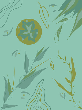 Astetic, aqua, blue, aki1ki, flower HD phone wallpaper