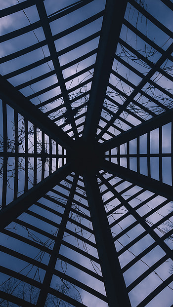 Sky, Miscellanea, Miscellaneous, Structure, Construction, Design, Bottom View HD phone wallpaper