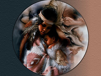 Gentle Embrace, mother, embrace, indian, child HD wallpaper