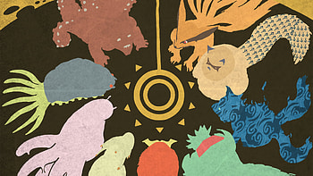 Tailed Beasts, Naruto anime, Beast HD wallpaper