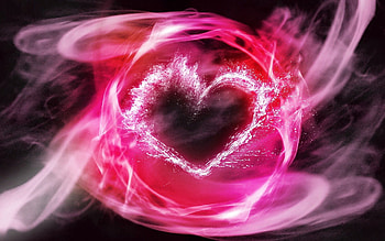 Abstract, Smoke, Patterns, Lines, Plexus, Heart HD wallpaper