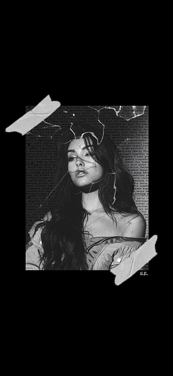 Madison Beer, black HD phone wallpaper