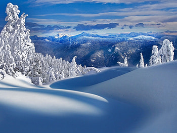 Landscape, Winter, Snow HD wallpaper