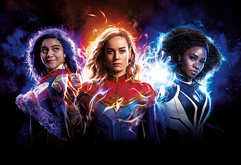 The Marvels Movie : Heroic Power Unleashed, movie, The Marvels HD wallpaper