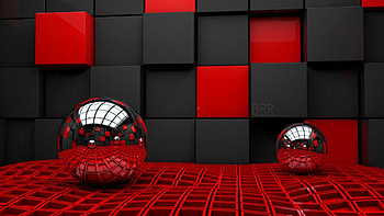 3d red high resolution for background 3d HD wallpaper