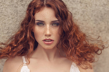 Unknown Model, babe, lady, model, red head, woman HD wallpaper
