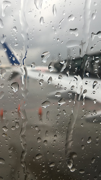 Rain, precipitation, glass HD phone wallpaper