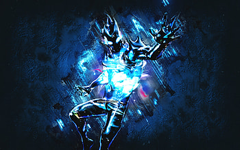 Fortnite Zero Skin, Fortnite, main characters, blue stone background, Zero, Fortnite skins, Zero Skin, Zero Fortnite, Fortnite characters HD wallpaper