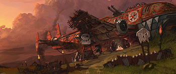 camp, Ork (Warhammer 40k), video game, Warhammer 40k HD wallpaper
