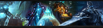 I couldn't find a good dual monitor WoW (), so I decided to make one myself! HD wallpaper