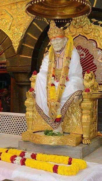 Sai Baba Live, Golden HD phone wallpaper