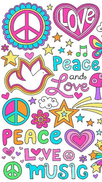 Love and Peace, word, design, artistic, love HD phone wallpaper