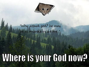 attack god, funny, moontig3r HD wallpaper