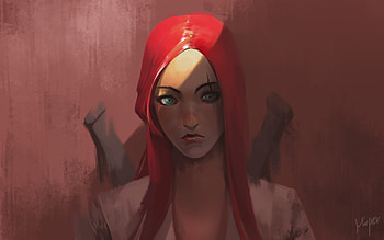 Katarina League Of Legends Artwork, league-of-legends, games, deviantart, artist HD wallpaper