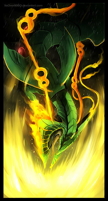 ... Mega Rayquaza: Dragon Ascent by Ink-Leviathan HD phone wallpaper
