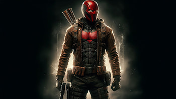 Red Hood Vengeance Reloaded, red-hood, superheroes, artwork, art, digital-art, ai HD wallpaper