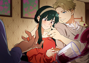 Spy x Family : Yor & Loid's Charming Moment, Yor Forger, Loid Forger, Anime, Spy x Family HD wallpaper