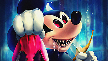 Disney Evil Mickey, mickey-mouse, artwork, evil HD wallpaper