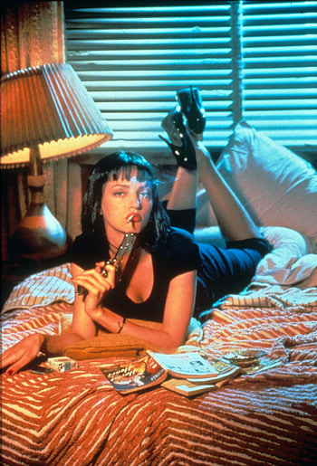 Uma Thurman, Pulp Fiction , Top backgrounds HD phone wallpaper