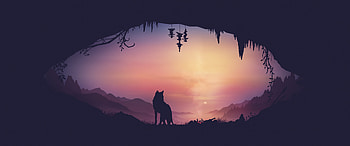 Fox Minimal Artwork , fox, minimalism, minimalist, artist, artwork, digital-art, dribbble HD wallpaper