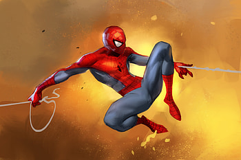 Spiderman New Digital Artwork, spiderman, superheroes, artwork, artist, digital-art, deviantart HD wallpaper