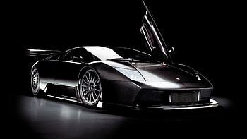 black, car, lamborghini, murcielago HD wallpaper