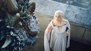Drogon (Game Of Thrones), Tv Show, Game Of Thrones, Daenerys Targaryen, Emilia Clarke HD wallpaper