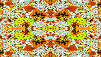Trippy Fractal Art, trippy, psychedelic, aesthetic, Abstract, fractal HD wallpaper