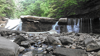 Nature, Rivers, Stones, Rocks, Waterfall HD wallpaper