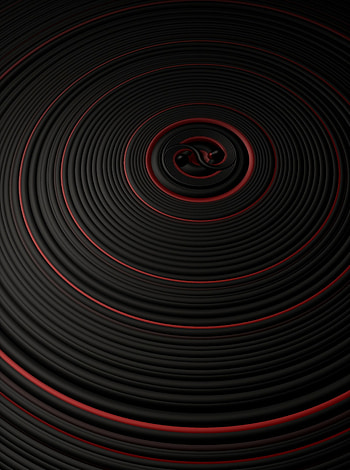 Circles, 3D, Surface, Vibration HD phone wallpaper