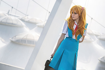 Asuka Neon Genesis Evangelion Cosplay, neon-genesis-evangelion, asuka-langley-soryu, anime-girl, anime, cosplay, deviantart HD wallpaper