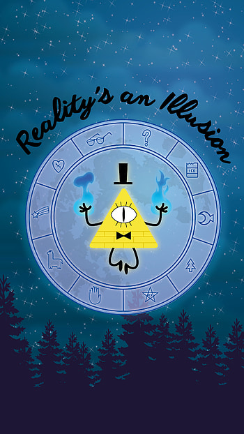 Gravity Falls Animation, Bill Cipher , backgrounds, Mind-bending mystery HD phone wallpaper