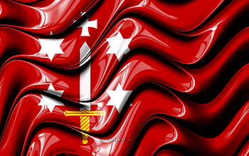 Haarlem Flag, , Cities of Netherlands, Europe, Day of Haarlem, Flag of Haarlem, 3D art, Haarlem, dutch cities, Haarlem 3D flag HD wallpaper
