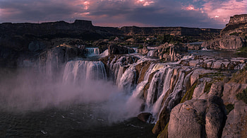 Shoshone Falls Park , waterfall, nature HD wallpaper